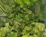A picture of step 1 of Green Chutney 💚.