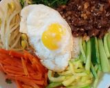 Foto langkah ke 7 dari resep Bibimbab(nasi campur korea).