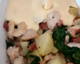 A picture of step 8 of My Chicken, Bacon,onion & Potato Cheese Bake 🥰.