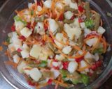 Foto del paso 2 de la receta Ensalada de papas y judías verdes con vinagreta de ajo y perejil
