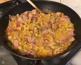 Une image de l'étape 14 de One pot pasta poivron, tomates, pancetta, oignon, origan.