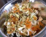 Une image de l'étape 7 de Salade d'endives aux pistaches, abricots secs et tomates séchées.