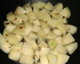 A picture of step 1 of Spicy alu.