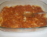 Foto del paso 9 de la receta: Pastel de macarrones con salsa de queso azul