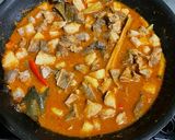 Foto langkah ke 4 dari resep Oseng mercon pedas (sandung lamur).