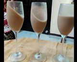 A picture of step 6 of CHOCOLATE and vanilla Panna Cotta.