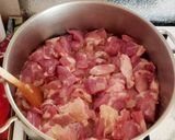 Tejszínes oregános pörkölt recept fázis 2 fotója