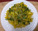 A picture of step 2 of Lee's Herbed Summer Squash.