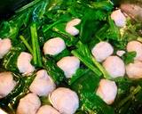 Hình bước làm 2 của món Canh Cải Bó Xôi Nấu Mọc