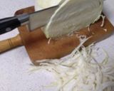 Foto del paso 5 de la receta: Espaguetis de col (repollo) con mejillones