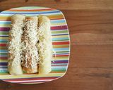 Foto langkah ke 5 dari resep Banana Roll Pancake.