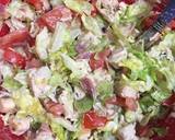 Grilled Chicken Bacon Ranch salad pizza recipe step 5 photo