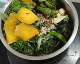 A picture of step 1 of Raw mango chattny.