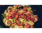 Foto del paso 5 de la receta: Farfalle con chorizo y champiñones