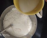 A picture of step 1 of Coconut jam peda.