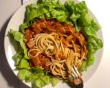 Hình bước làm 4 của món Mỳ Spaghetti “rẻ tiền”