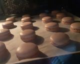 Pas rețetă Macarons cu nucă și cacao 2 fotografie