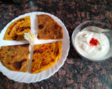 A picture of step 4 of Double layer Soy flour and spring onion Paratha.