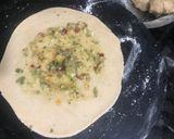 A picture of step 5 of Chilli Garlic Paratha.