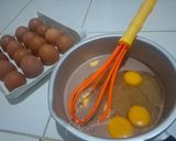 Foto langkah ke 2 dari resep Puding Roti Tawar Cokelat.