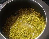 A picture of step 1 of Whole green mung beans sabzi.