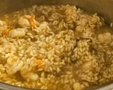 Foto do passo 6 de Risotto de Cogumelos Porcini e Camarão
