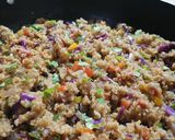 A picture of step 3 of Quinoa Fried Rice!!!.