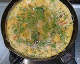 A picture of step 3 of Omelette Pizza.