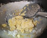 A picture of step 2 of Khoya peda.