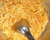 A picture of step 6 of Spicy Chilli Spaghetti (Jain and Regular).