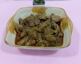 A picture of step 3 of Chicken liver masala.