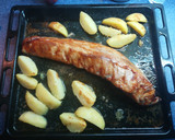 Foto del paso 4 de la receta: Costillar al horno con salsa barbacoa y patatas