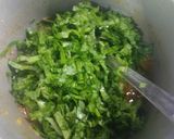 A picture of step 1 of Mutton turnip spinach.