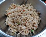 รูปขั้นตอนการทำที่ 3 ของ ข้าวผัดน้ำพริกปลาทู