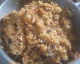 A picture of step 6 of Mutton Biryani.