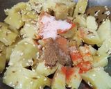 A picture of step 4 of Sesame seeds Potato subji in Falahari Thali Platter.