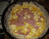 Foto del paso 5 de la receta: Tarta de jamón, queso y huevo!