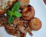 Une image de l'étape 13 de Escalope de dinde farcie aux champignons et oignons caramélisés 🍴.