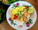 Hình bước làm 5 của món Mì quảng ếch