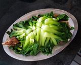 Hình bước làm 5 của món Gà hấp cải thìa