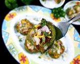 A picture of step 7 of Shimla Mirch Tikki Chaat.
