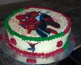 A picture of step 11 of Plain sponge cake and decoration.