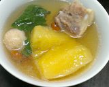 A picture of step 4 of Cassava Pork Rib Soup.