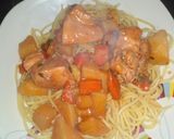 Foto del paso 4 de la receta: Pollo Guisado con Spaghetti🔥