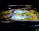 Foto del paso 5 de la receta: Besugos al horno con patatas, infusionados con aceite de tomillo