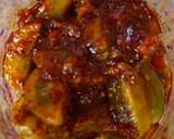 Green tomato pickle (Lila tomatanu athanu) recipe step 3 photo