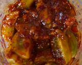 A picture of step 3 of Green tomato pickle (Lila tomatanu athanu).