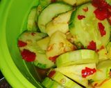 Foto langkah ke 7 dari resep Asinan buah (nanas+timun).