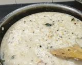 A picture of step 5 of South Indian Pongal, Brinjal sabji dhania chutney.