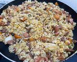 Hình bước làm 5 của món Cơm rang #coginaudo